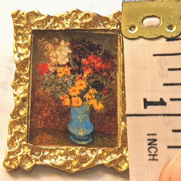 Oil Painting earrings - Picture 5 of 7